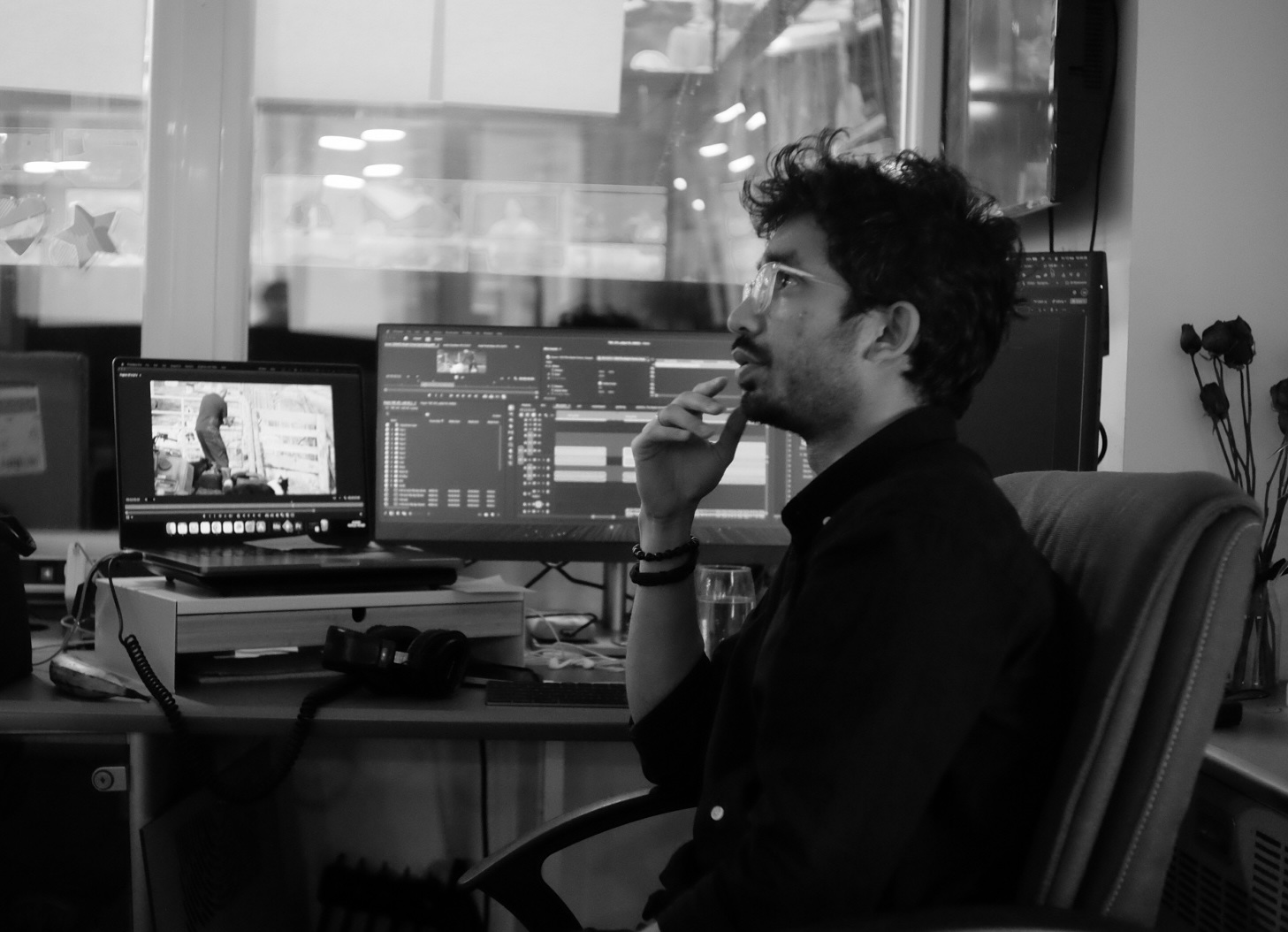 Jithin Majeed at work